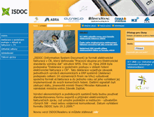 Tablet Screenshot of isdoc.cz