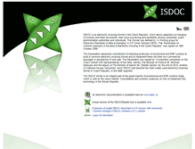 Tablet Screenshot of isdoc.org